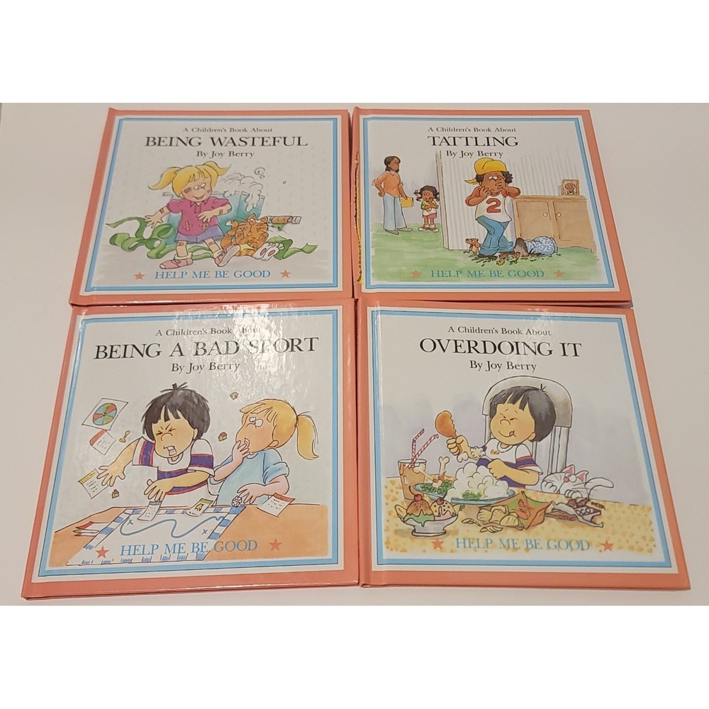 VTG A Children's Book About - Help Me Be Good Lot Of 4